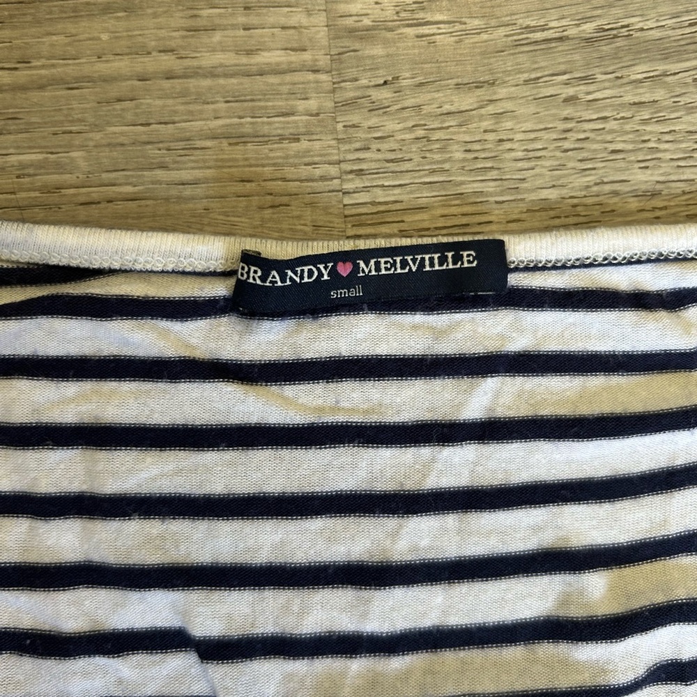 Brandy Melville striped sweater shirt Long Sleeve